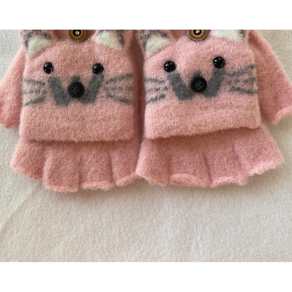 Girls Sweet Mittens